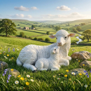 Lamm und Lämmerfigur – Zartheit und Harmonie für Ihr Zuhause